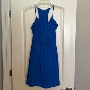 Blue mini dress